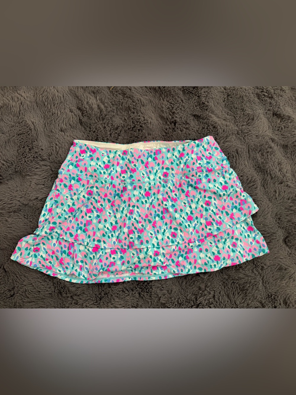 Lilly Pulitzer Luxletic Adlai Skort Multi Hottie Dottie - Size M